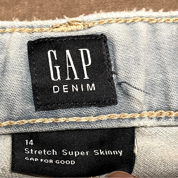 GAP girls stretch super skinny jeans - Picture 2 of 6